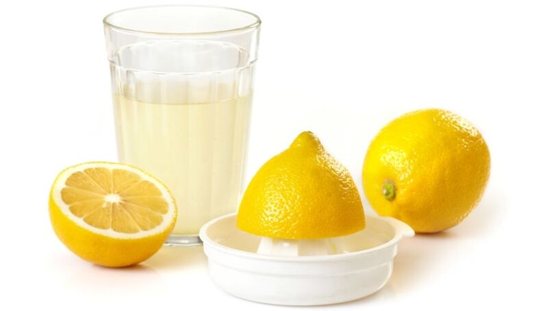 Jugo de limón de parásitos