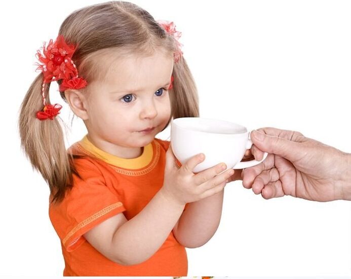 Tratamiento de niños de parásitos